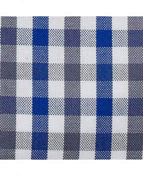 NON-IRON NAVY GREY WHITE CHECK SMART-CASUAL CLASSIC FIT SINGLE CUFF SHIRT